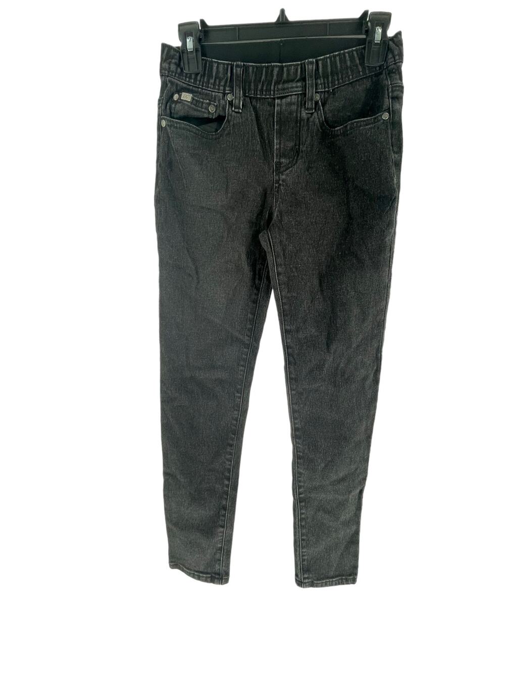 DG2 Diane Gilman Black Wash Denim Pull-On Skinny Jeans Women's Size PXS